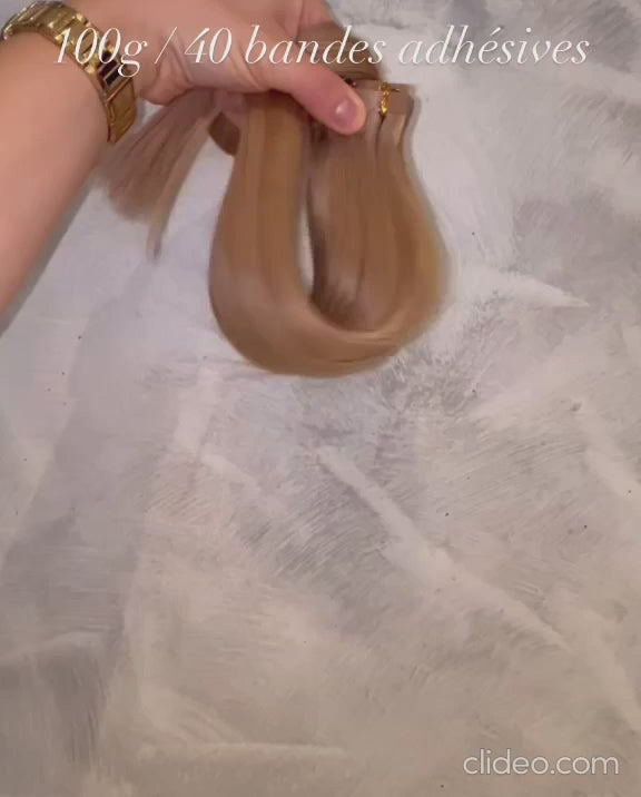 Extensions Adhésives Naturelles - Strawberry Blonde
