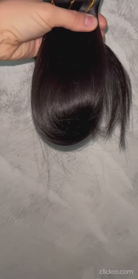 Extensions Adhésives Naturelles - Intense Black